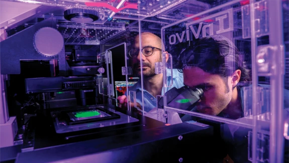 Students in a lab